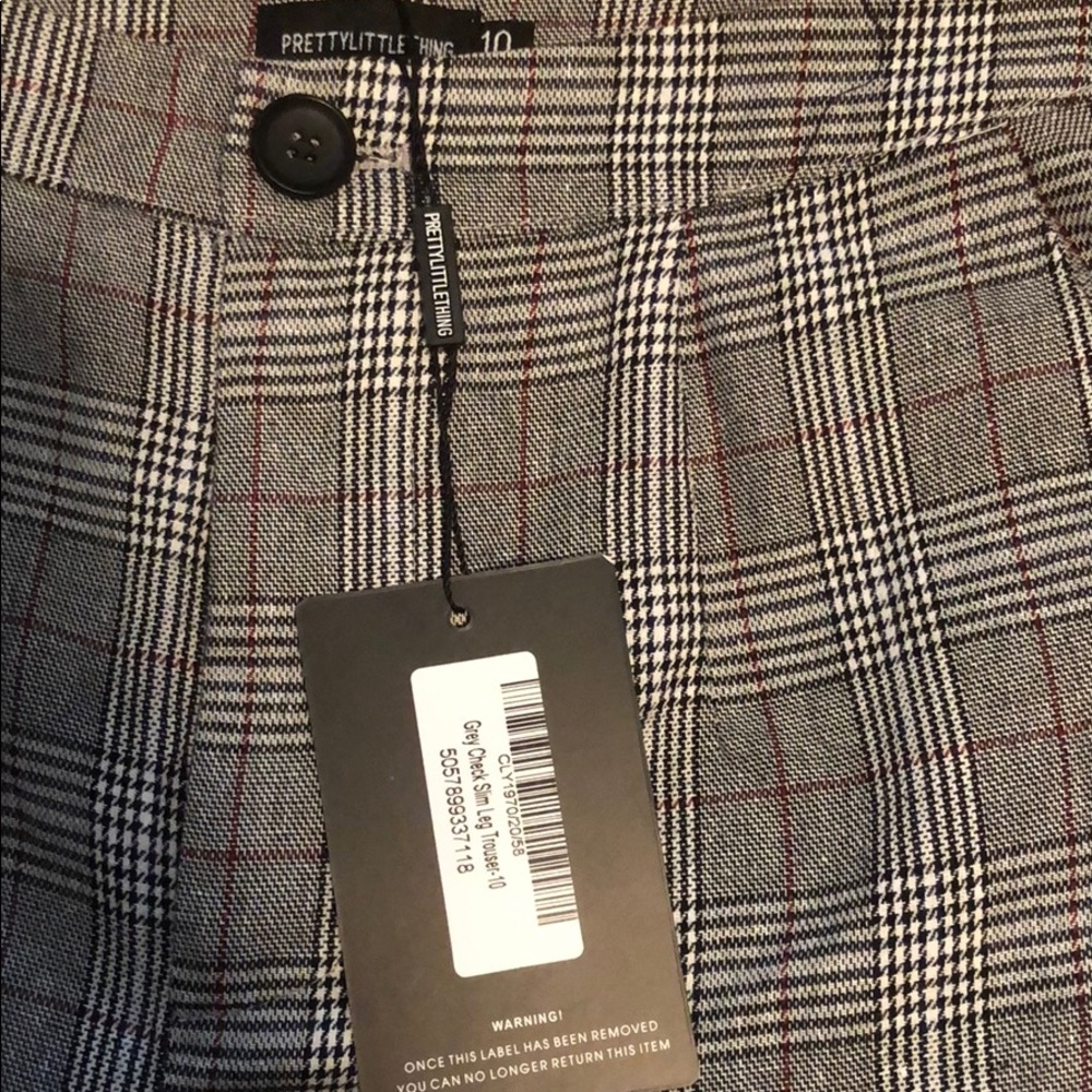 Slim leg trousers